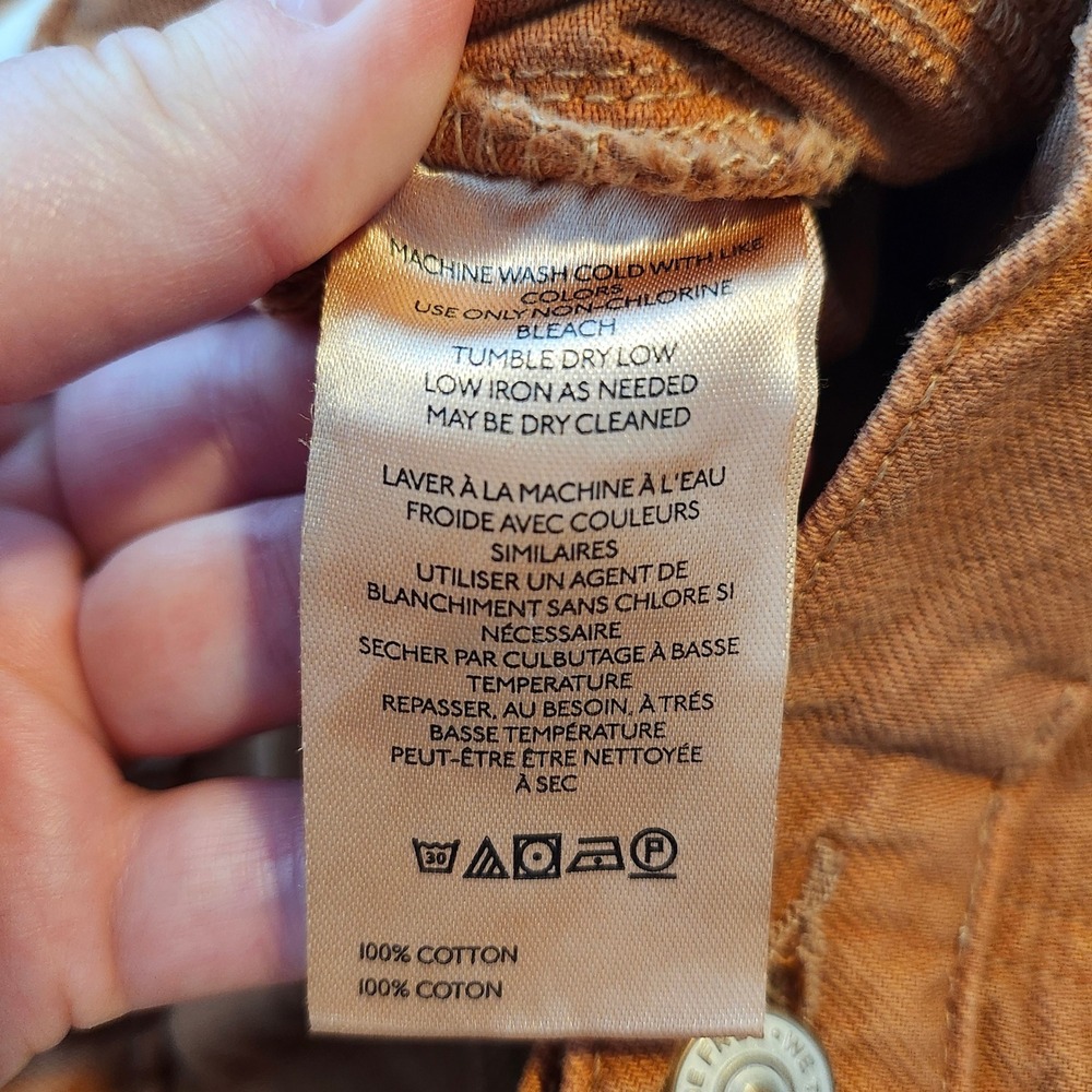 We The Free NWT Good Luck Barrel Jeans Size 33 Ginger Root Earthy Boho Hippie - Picture 8 of 10